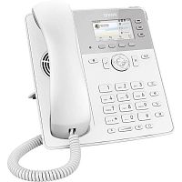 SNOM D717 White Настольный IP-телефон. 6 учетных записей SIP,  Цветной экран, 3 самомаркирующиеся функциональные кнопки, 2-порта 10_100_1000